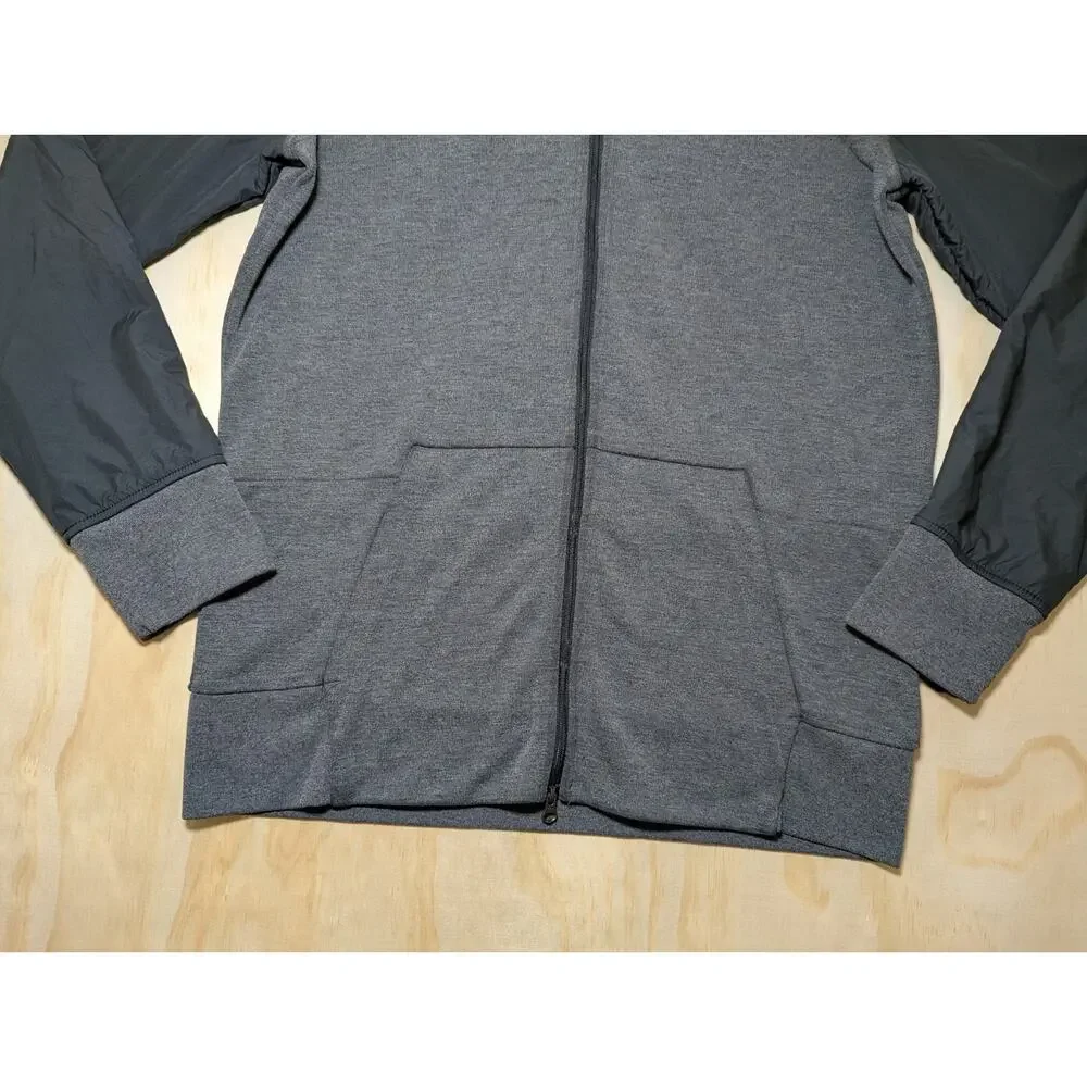 Nike Men's Medium USC Trojans Jacket Grey Full Zip Hoodie TEAM ISSUE